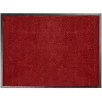 Floordirekt Deurmat Performa - Hoog Absorptievermogen - Voor Binnen en Buiten - Rood - 60 x 90 cm