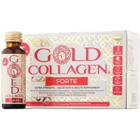 Gold Collagen Forte -5000mg gehydrolyseerd marien collageen peptiden/50 ml –20 actieve ingrediënten 10x50 ml