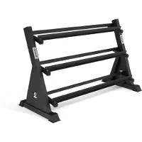 ZEUZ Dumbbell Rek – Halterrek & Opbergrek – Hexagon Dumbell Rack Opbergysteem – Tot 500 KG Belastbaar – Q195 3mm Staal - Zwart
