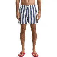 Gant Zwembroek Men Block Stripe Swim Shorts Dusty Navy 25-M