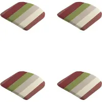 Madison - Zitkussen - Universeel - 4st - 46x48cm - Vivero bordeaux