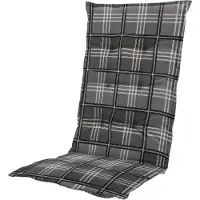 Madison Tuinstoelkussen Patchy Grey Hoge Rug (123 x 50 cm)