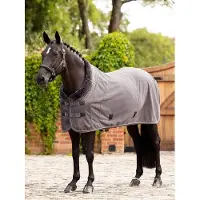 LeMieux Luxe Fleece Paardendeken Graphite 205