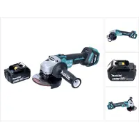 Makita DGA 513 G1 accu haakse slijper 18 V 125 mm borstelloos + 1x oplaadbare accu 6.0 Ah - zonder lader