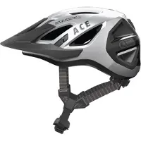 ABUS Fietshelm Urban-I 3.0 ACE gleam silver S - 51-55 cm - zilver - Geschikt voor gebruik op elektrische fietsen - stadsfietsen - 250 g