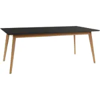 Notio Living Vista|Eettafel 200 cm in Zwart Eiken