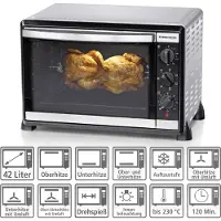 Rommelsbacher oven & rotisserie grill BG 1805/E