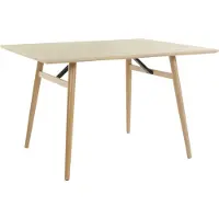 Notio Living Harris - Eettafel 120x80 cm 6 plaatsen in Natuur MDF Eiken (77 x 120 x 80 cm)