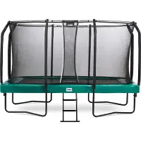 Salta First Class - Trampoline met veiligheidsnet en ladder - 427 x 244 cm - Groen