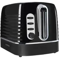 Gutfels Broodrooster 2 sneetjes TOAST 3300 C sw/inox (5810035), Broodrooster, Zwart
