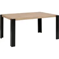 Notio Living Otago-Eettafel - Eiken/Zwart