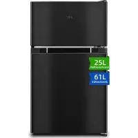 Chiq FTM86L4E - Tafelmodel Koelkast Met Vriesvak - 86 Liter - E Energy Label - 39dB - Zwart - 12 jaar garantie op compressor