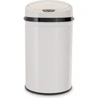 Echtwerk roestvrijstalen afvalbak 30L MET IR-SENSOR - INOX wit