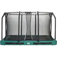 Salta Premium Ground Trampoline met Veiligheidsnet - 366 x 244 cm - Groen