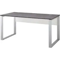 Germania thuiskantoorbureau 4150-261 donkergrijs, wit 1.600 x 800 x 750 mm