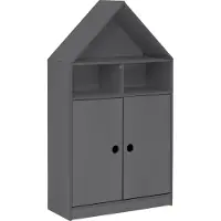 Loft 24 Alpi-Kast - 2-deurs met Dak - Grijs