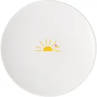 Villeroy & Boch 6x Villeroy & Boch Ontbijtbord Hello Sunshine With Love, Bord, Geel