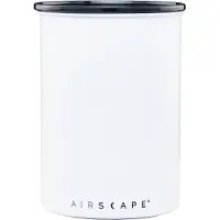 Airscape - Airscape - Koffiebonen - Voorraadpotten - Lucht dicht - Koffie - Staal - Mat wit - 500 gram