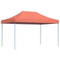 The Living Store De Living Store Partytent, inklapbaar, pop-up model, terracotta, afmetingen 440x292x315 cm