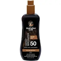 Australian Gold Zonnebrandcrème Spf50 Spray Gel Met Directe Bronzende 237 ml