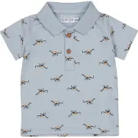 Dirkje Jongens Poloshirt - Light blue