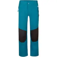 TROLLKIDS - Kid's Lysefjord Pants - Softshellbroek 134, turkoois