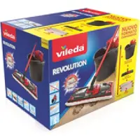 Vileda Revolution mop/dweil set met emmer 2 in 1