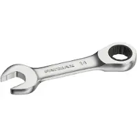 Stanley - FATMAX Stubby Ringsteeksleutel met ratel 14mm - Steeksleutel - Sleutelgereedschap - 1 Stuk(s)