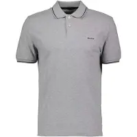 Gant Shirt 'Rugger' grijs gemêleerd / zwart