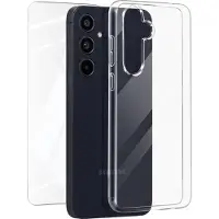Mayaxess Beschermingskit voor Samsung Galaxy A55 Integrale bescherming, Transparant