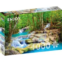 Enjoy Puzzle Puzzel 1000 stukjes Enjoy – Turquoise Waterval, Thailand