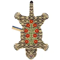 Doing Goods Floral white tiger vloerkleed L - 1.45.10.096.020.5