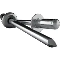 Gesipa Blindklinknagel | klinknagelschacht d x l 4 x 10 mm | staal / staal | 100 stuks - 1464884 1464884