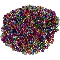 Colorations pony kralen metallic 6x9 mm 1000 stuks knutselset.