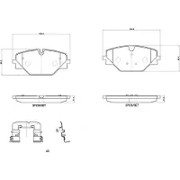 Brembo P 44 032 Remblokken