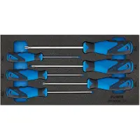 Gedore 1500 CT1-2163 TX 3-C 6 Delige Torx Schroevendraaierset In 1/3 CT Module
