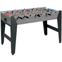 Garlando F-Zero Tafelvoetbal - Grijs Eiken - Telescopische Stangen