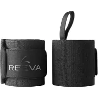 Reeva Powerlifting Wrist Wraps - 90 cm - Zwart