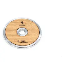 Nohrd Weight Plate - Halterschijf - 1,25 kg - Zwart