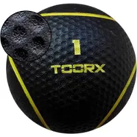 Toorx Fitness Medicine Ball - Zwart/Geel - 1 kg
