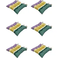 Madison - Zitkussen - Universeel - 6 stuks - 46 x 46 cm - Tomsen Yellow - Tuin - Toscane