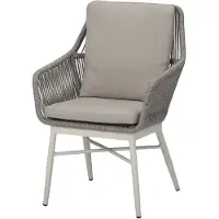 AVH-Collectie Tivoli dining tuinstoel natural sand rope latte