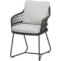 AVH-Collectie Taranto dining tuinstoel antraciet rope