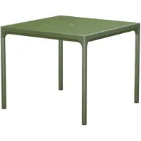 Houe Tuintafel Four Aluminum Table Olive Green 90 x 90 cm