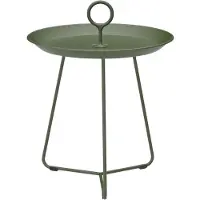 Houe Bijzettafel Eyelet Tray Table Olive Green Ø45