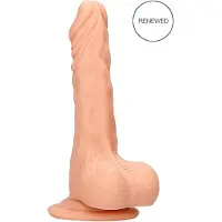 Realrock - realistische dildo met balzak - 17cm - huidskleur