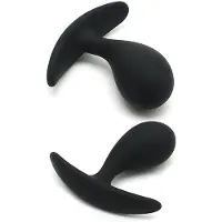 Rimba Copenhagen - anaal plug set (zwart, 2 stuks)