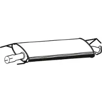 VEGAZ TS-478 Uitlaat middendemper