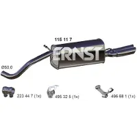 ERNST 115117 Einddemper
