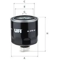 Ufi 24.278.00 Brandstoffilter